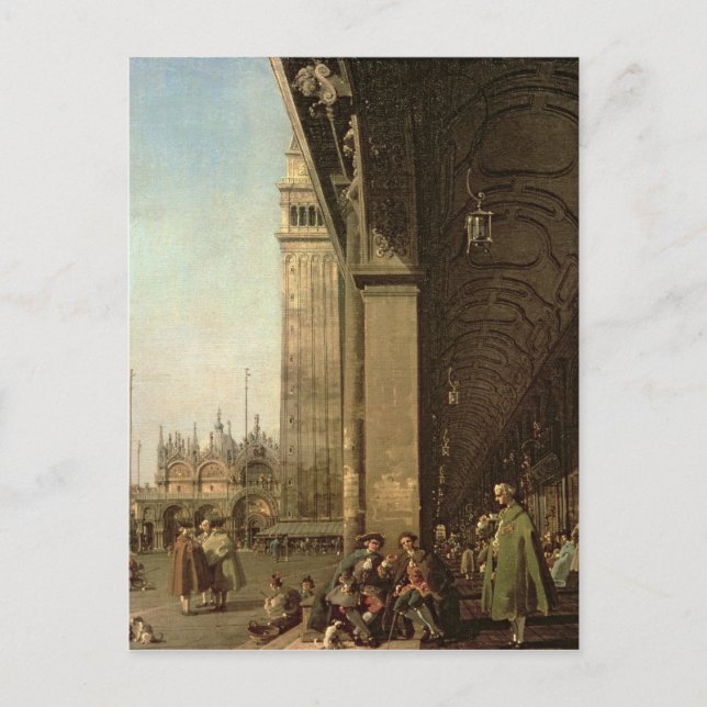 Venedig: Piazza di San Marco und die Kolonnade Postkarte (Vorderseite)