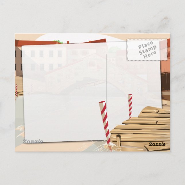Venedig Postkarte (Rückseite)