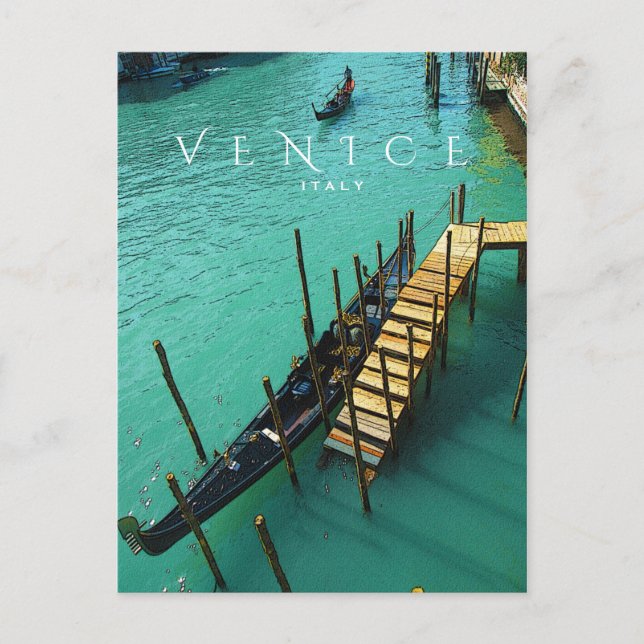 Venedig Postkarte (Vorderseite)