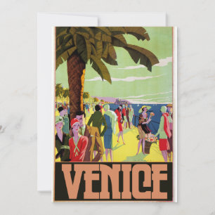 Venedig Reise Kunstwerk Einladung