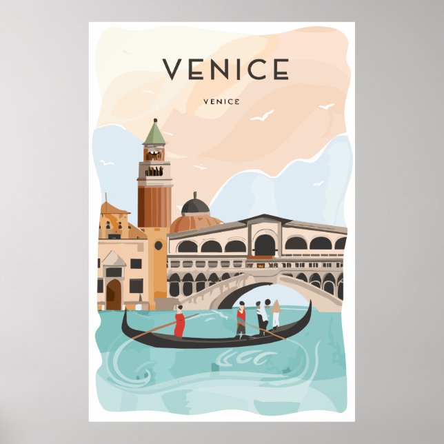 Venedig-Reiseplakat Poster (Vorne)