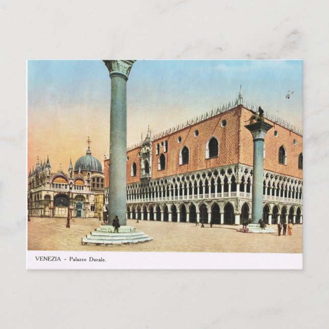Venedig, Replik Vintage Postkarte 1910 (Vorderseite)