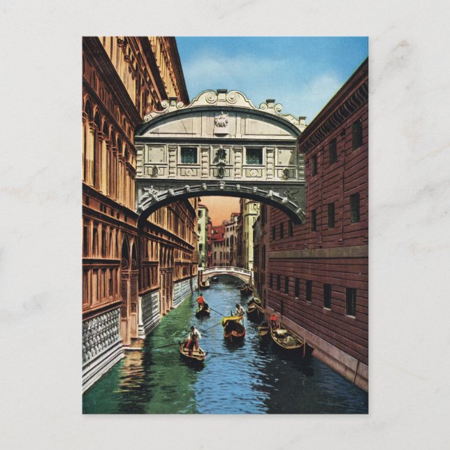 Venedig, Replik Vintage Postkarte 1910 (Vorderseite)
