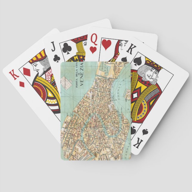 Venedig Spielkarten (Rückseite)