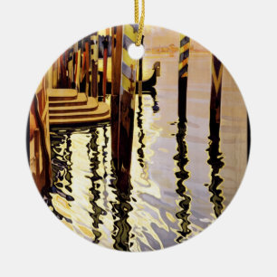 Venedig und der Lido Keramik Ornament