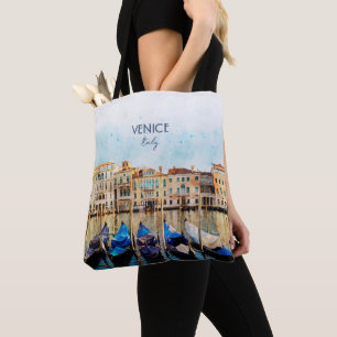 VENEDIG VENEZIA watercolor - Italien Reisen Souven Tasche