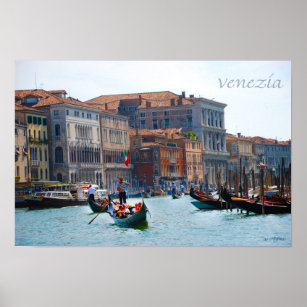 Venedig, venezianisches Poster