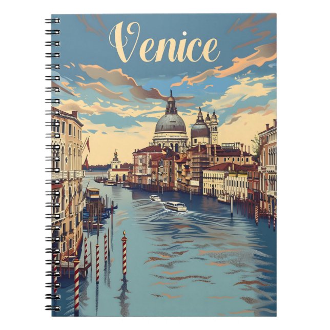 Venedig Vintage Notizblock (Vorderseite)