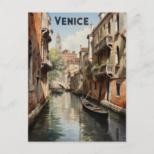 Venedig Vintage-Postkarte Postkarte
