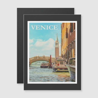 Venedig Vintage Tourismuswerbung Magnetkarte