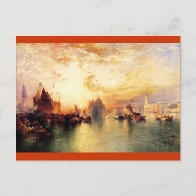 Venedig von San Giorgio Postkarte (Vorderseite)