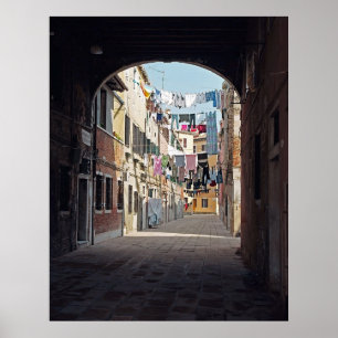 Venedig-Wäscherei Poster