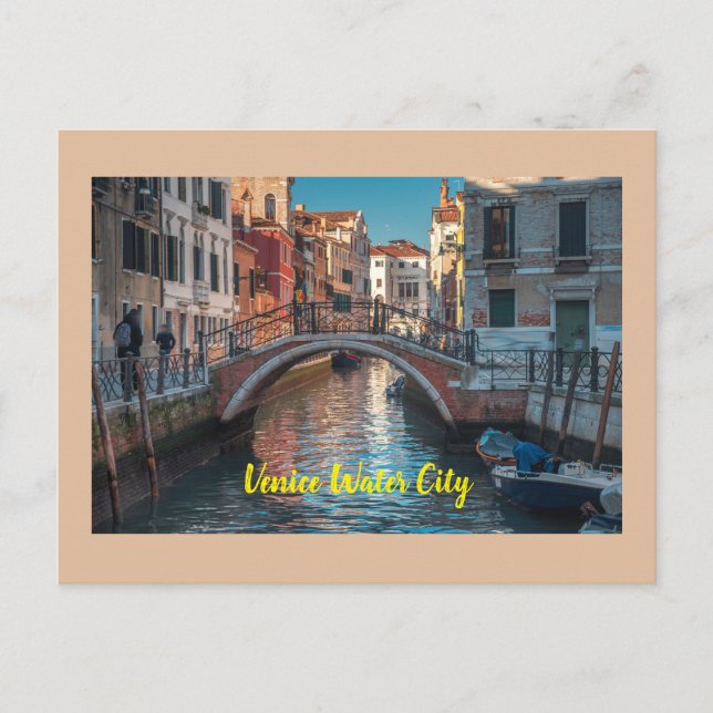Venedig Wasserstadt Rom Postkarte (Vorderseite)