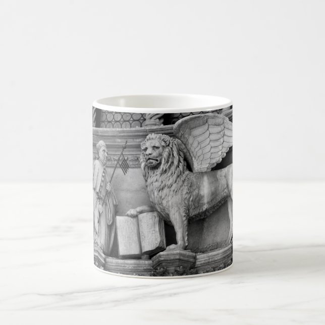 VENEDIG WINGED LÖWE B/W KAFFEETASSE (Mittel)