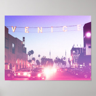 Venedig-Zeichen Poster