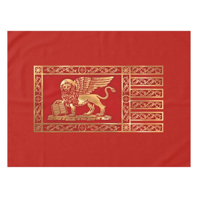 Venedigs Flagge Tischdecke (Vorderseite (Horizontal))