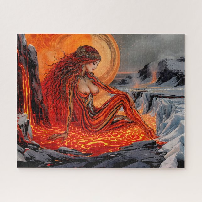 "Venen des Vulkans" - Vulkanerportrait (Horizontal)