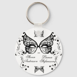 Venetia Carnivale Masque Viktorianischer Verzierte Schlüsselanhänger