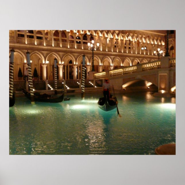 Venetian Hotel Las Vegas Photo Poster (Vorne)