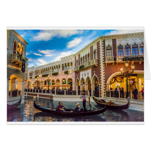 Venetian Las Vegas Gondola Canal Architecture (Devant horizontal)