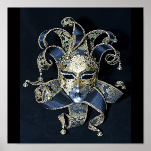 Venetian mask poster (Vorne)
