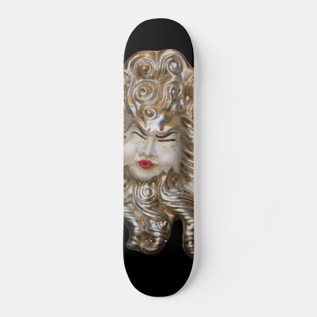 Venetian Masks Skateboard (Vorderseite)