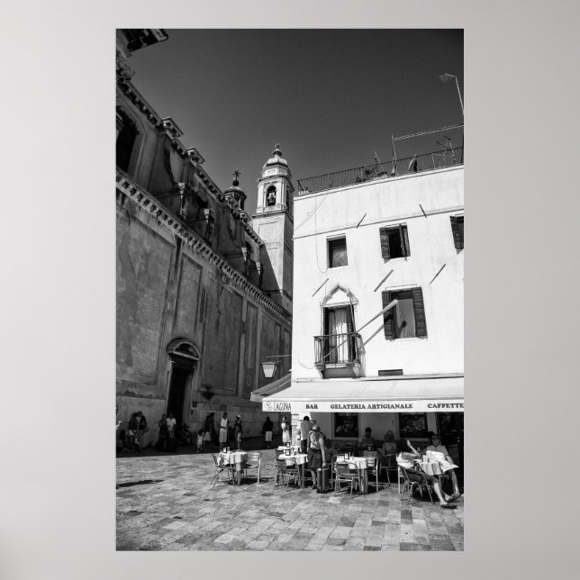 Venetian Street Café - Poster (Devant)