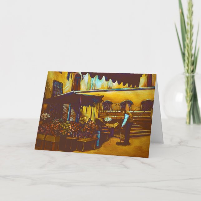 Venetian Venditore Carte de voeux (Devant)