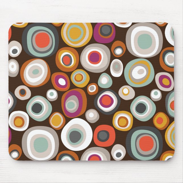 veneto boho spot Schokolade Mousepad (Vorne)