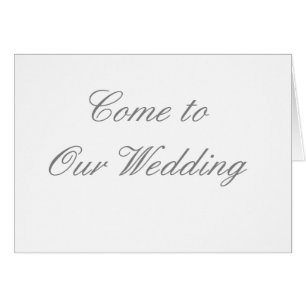 Venez À Notre Mariage Grey Le MUSÉE Zazzle Cadeaux
