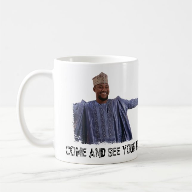 Venez voir votre King Coffee Mug (Gauche)