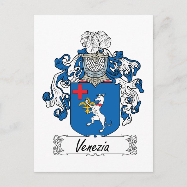 Venezia-Familienwappen Postkarte (Vorderseite)