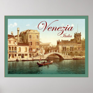 Venezia ~ Italia ~ Vintage Travel Poster