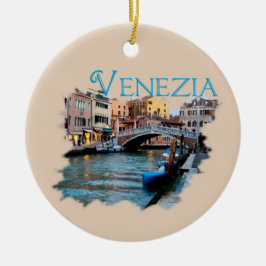 Venezia, Italien: Entlang des Kanals Keramik Ornament
