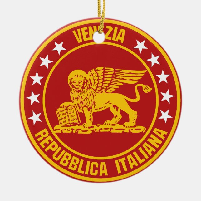 Venezia Keramik Ornament (Vorne)