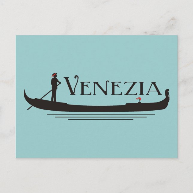 Venezia Postkarte (Vorderseite)