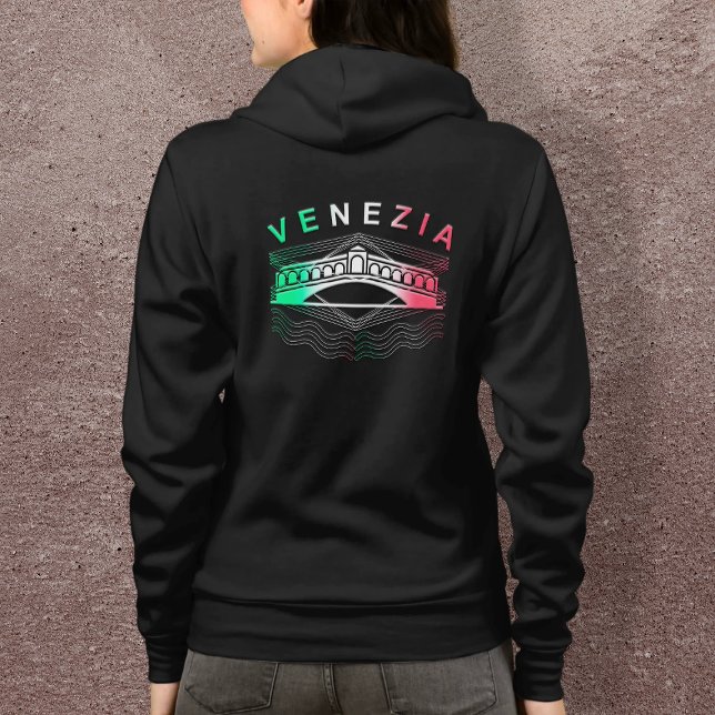 Venezia Rialto Bold Lines Womens Full Zip Hoodie (Von Creator hochgeladen)