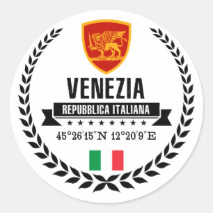 Venezia Runder Aufkleber