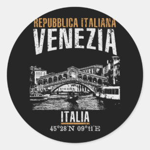 Venezia Runder Aufkleber