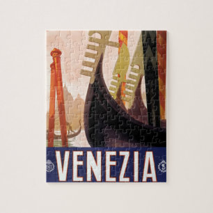 Venezia, Venedig, Italien Gondeln Vintage