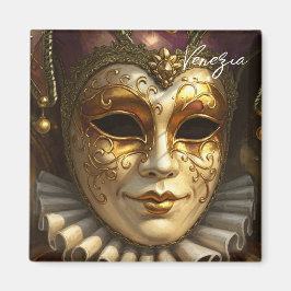 Venezia Venedig Italien Karnevalsmaske Magnet