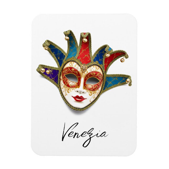 Venezia Venedig Italien Karnevalsmaske Magnet (Vertikal)