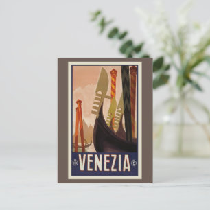 Venezia Vintage Reise Feiertagspostkarte