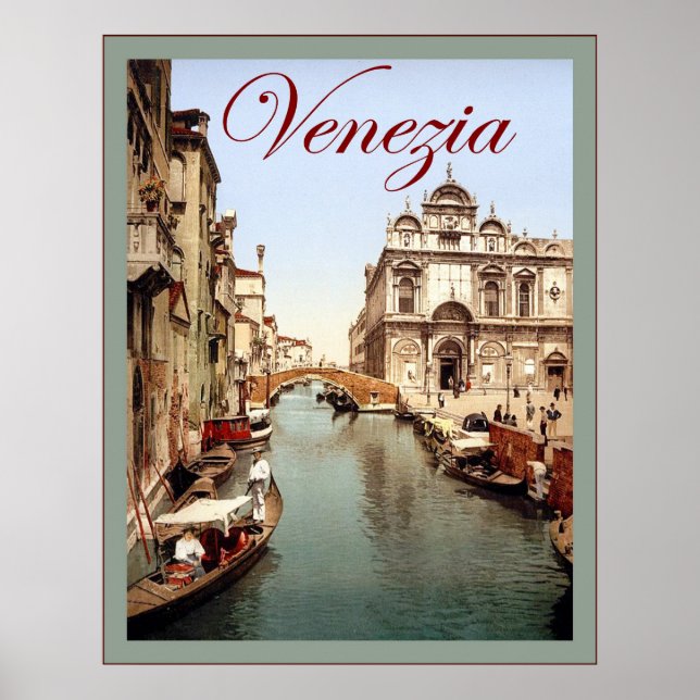 Venezia ~ Vintage Travel Poster (Vorne)