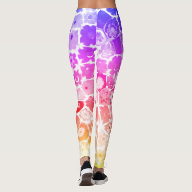 VENEZIANISCH FLORA GLASS CAPRI LEGGINGS (Rückseite)