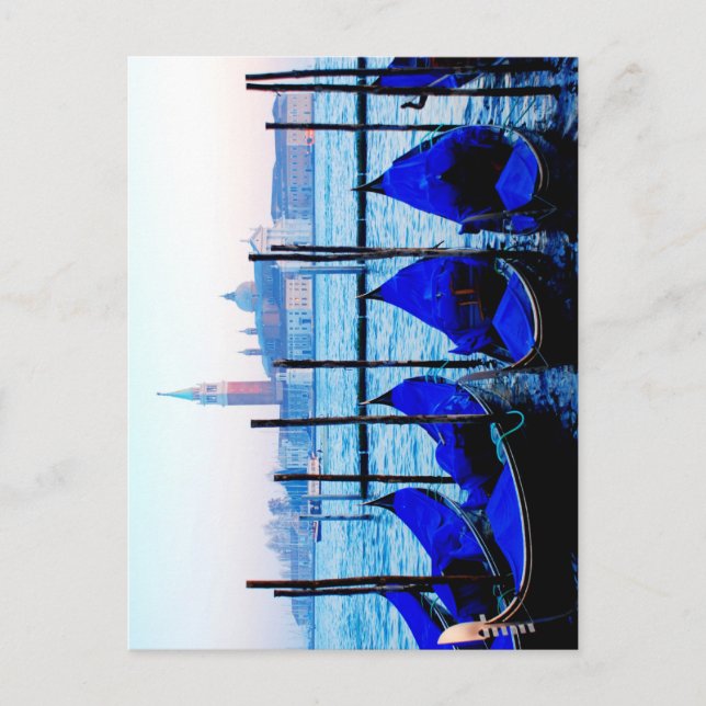 Venezianisch Gondolas Postkarte (Vorderseite)