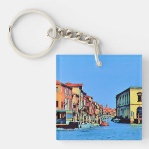 Venezianisch Lagoon - MURANO - Ansicht Schlüsselanhänger