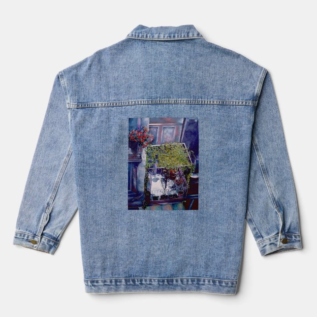 Venezianisch Nachmittag Jeansjacke (Rückseite)