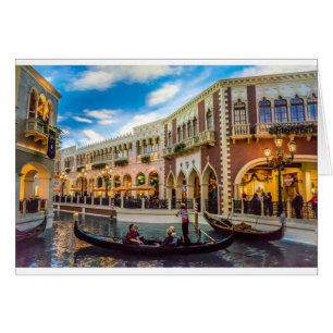 Venezianische Architektur des Kanals von Las Vegas