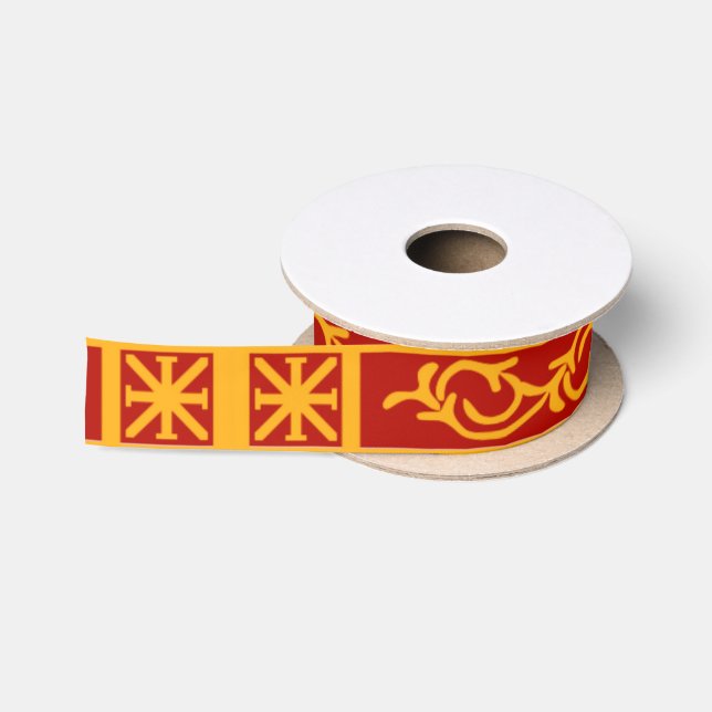 Venezianische Blumenmotive Satinband (Spule)